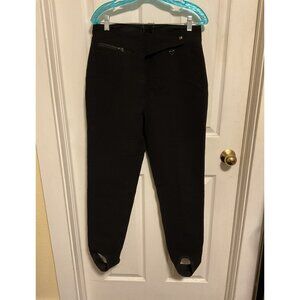 VINTAGE OBERMEYER SKI PANTS, WOMEN, 12L, STIRRUP